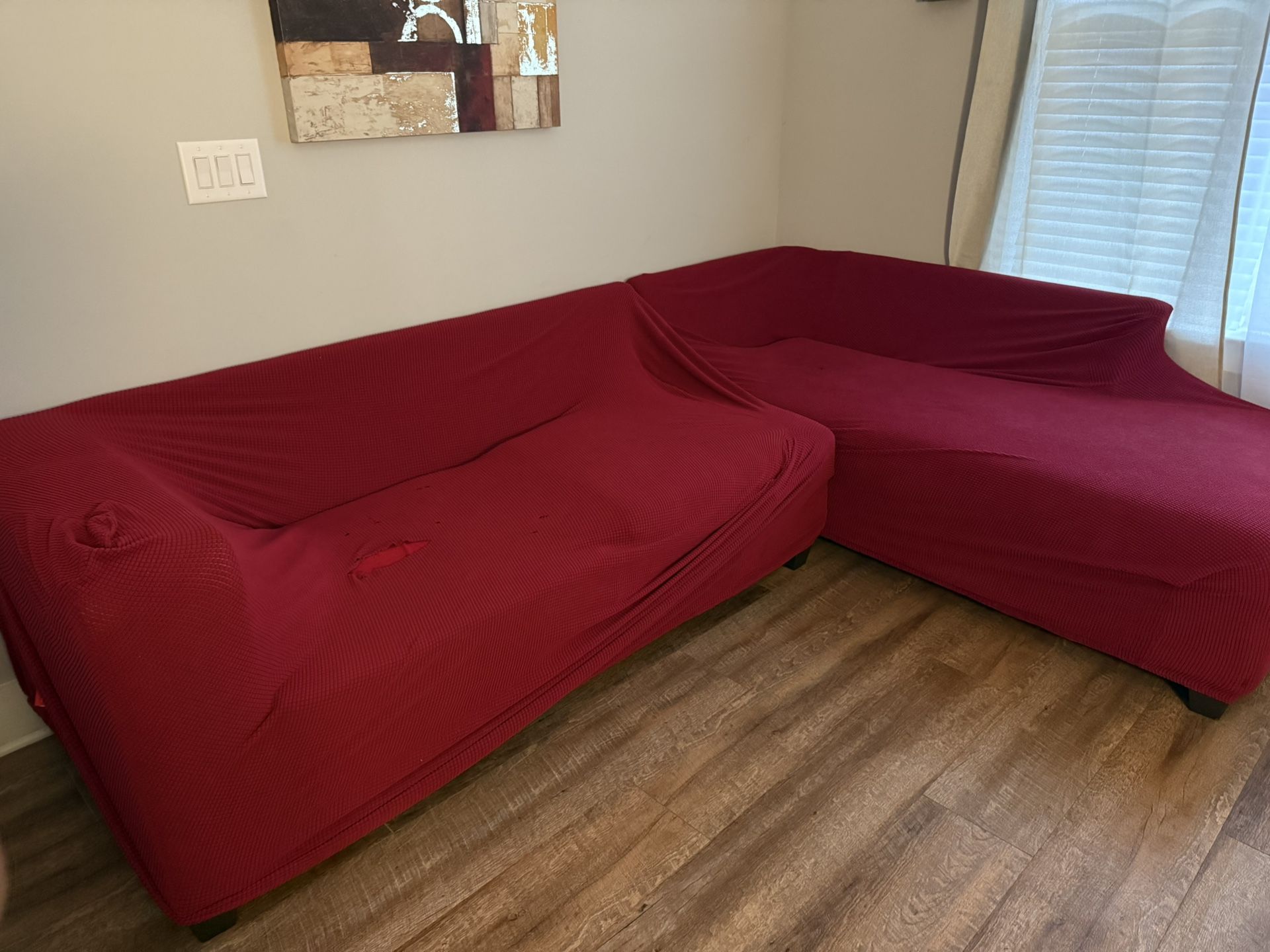 Red Sectional