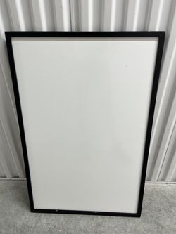 Dry Erase Board, White/Black Marker Board