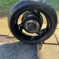 Motorcycle Rim and Tire 170/60ZR17M/C  (72 W)