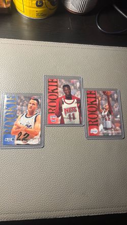 NBA Rookie Basketball Cards Lot of 3