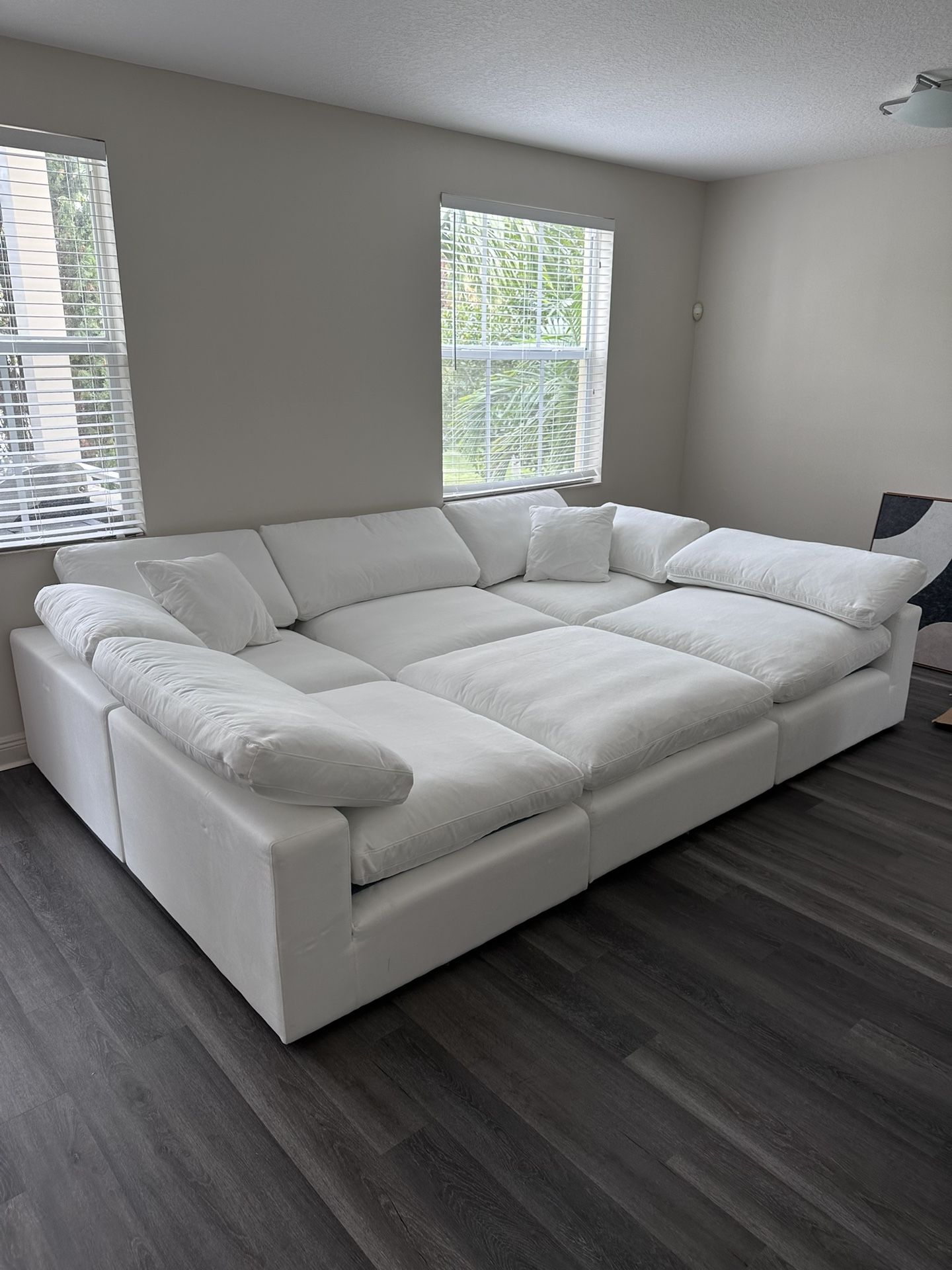NEW White Cloud Couch Sofa Bed