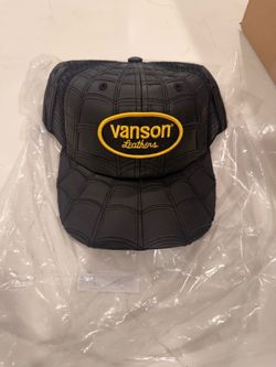 Supreme x Spider-Man Vanson Leather Cap - Black