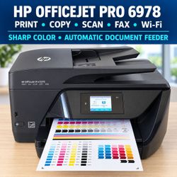 HP OfficeJet Pro 6978 – Works Perfect + Full Ink