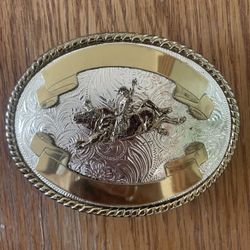 Western Cowboy Rodeo Belt Buckle