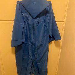 🧑‍🎓 👩🏻‍🎓 Graduation CAP & GOWN In Royal Blue. 
