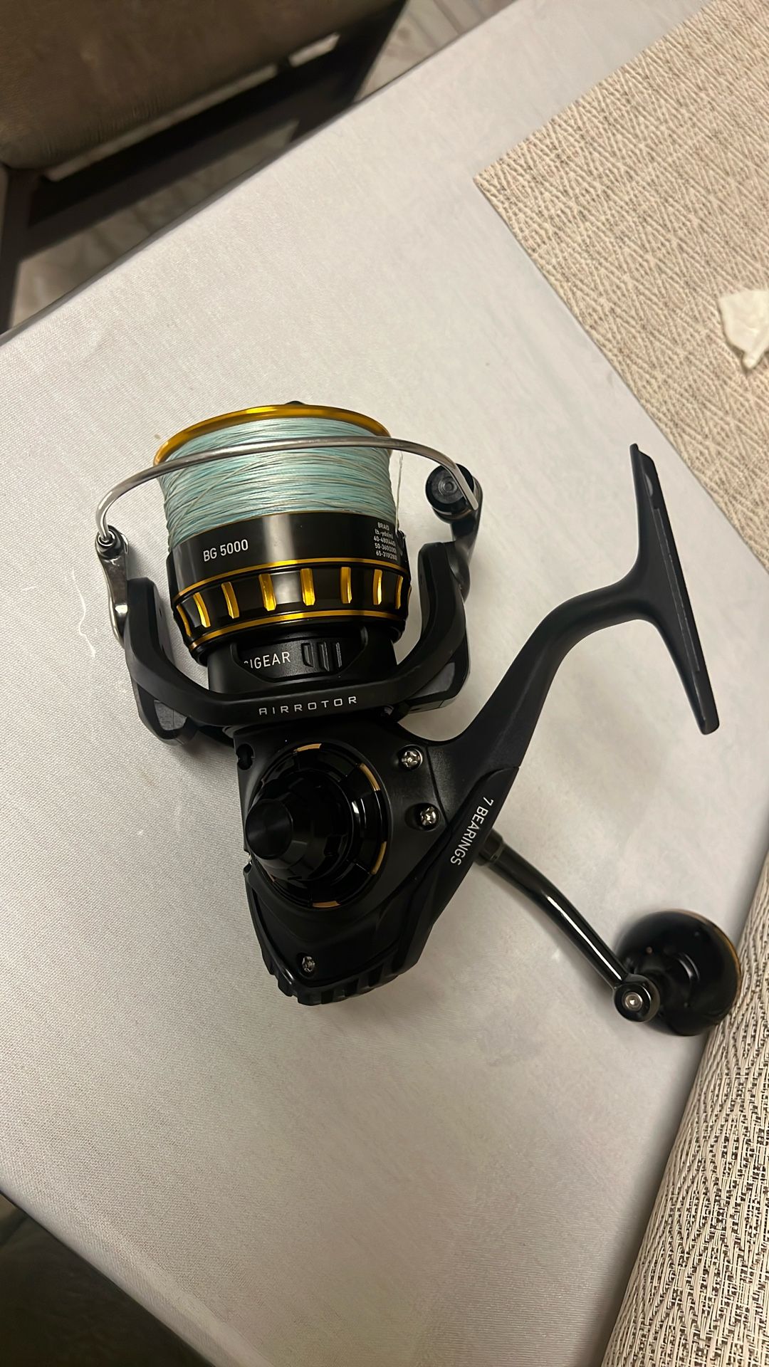 DAIWA BG 5000. With Aluminum Power Handle 