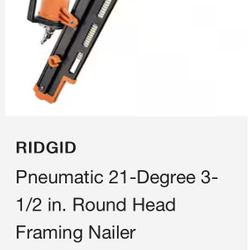 Round Head Framing Nailer