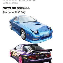 1(contact info removed) we Mazda RX-7 Duraflex M-1 Sport full body kit (6 piece)