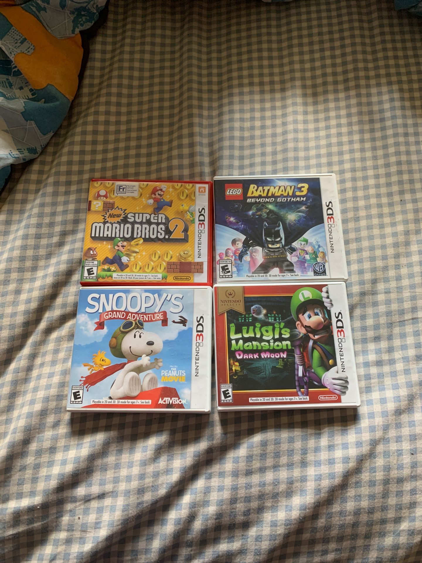 4 Nintendo 2Ds and 3Ds games