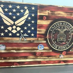 Air Force Challenge Coin Display