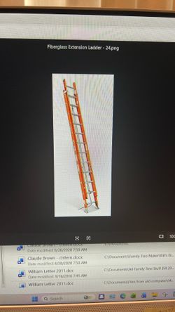 Extension Ladder Werner 24 Foot Type One A 300 Pound Capacity