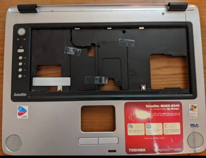 Toshiba Satellite M35X-S349 Palmrest K000018930 WK440K !!!NO TOUCHPAD!!!