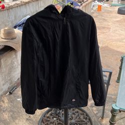 Black Dickies Zip Up Windbreaker