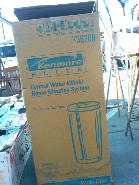 Kenmore elite central water whole home filtration system
