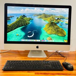 Apple iMac 27” 2017 5K 4.2Ghz QuadCore i7 16GB RAM 500GB SSD Radeon Pro 575 4GB Graphics!!!
