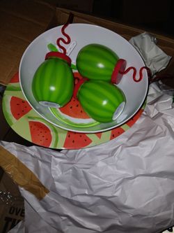 Bar comic watermelon design