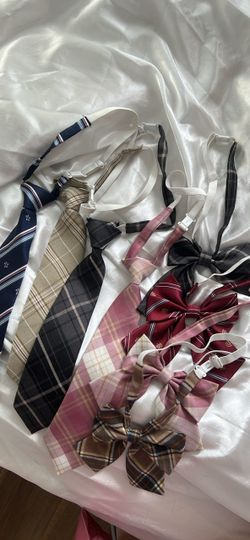 JK Uniform Bow Ties and Neckties Bundle