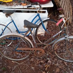 2 Antique Bicycles