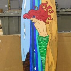 Original Painted Surfboard Artwork