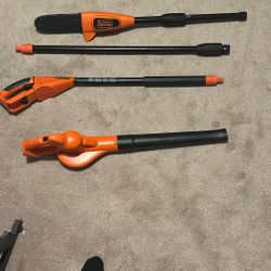 Black & Decker Cordless Sweeper(LSW221) & Pole Saw(LPP120)