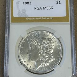 1882 Morgan Dollar PGA MS66