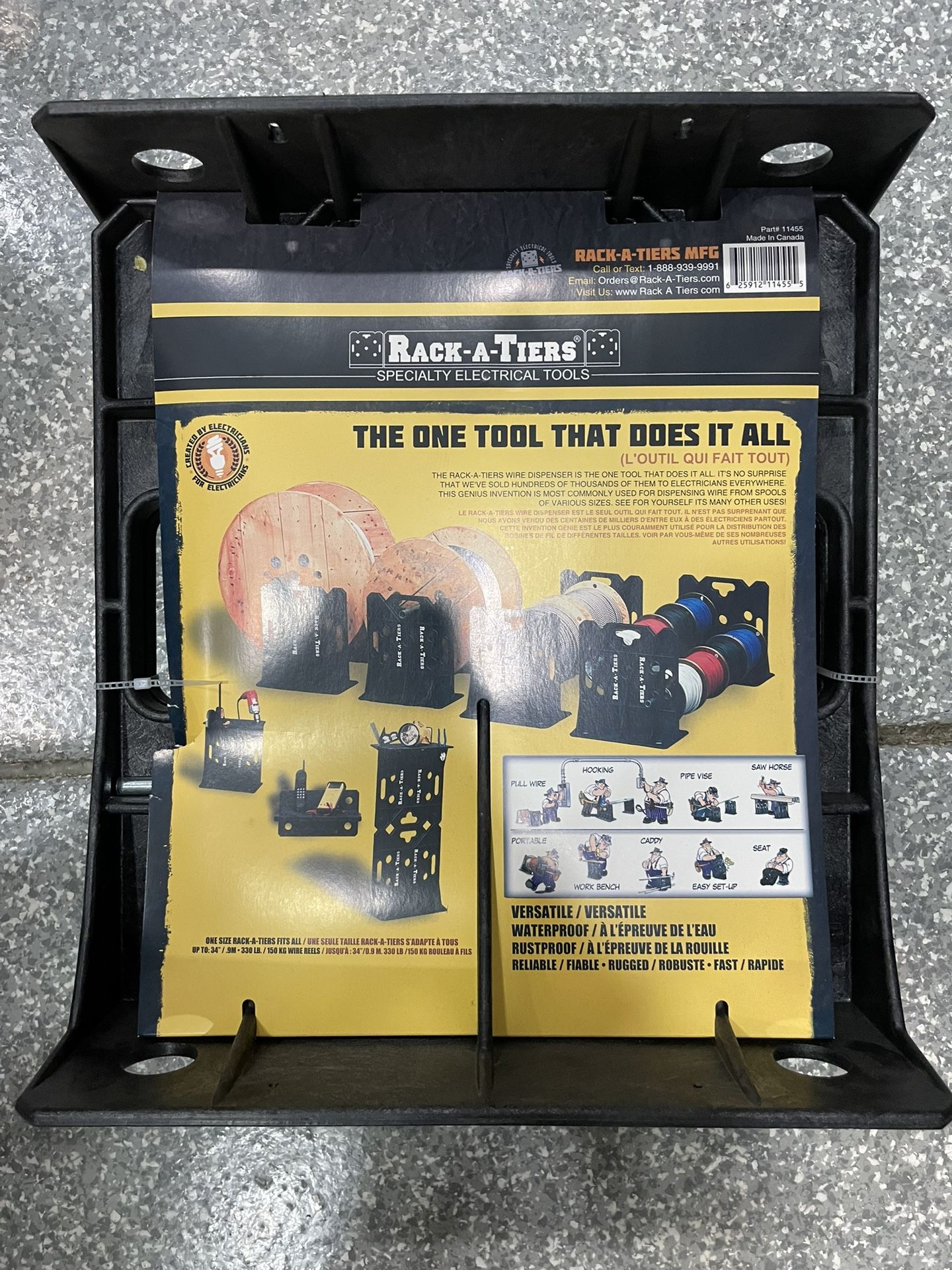 Rack-a-tiers Wire Dispenser