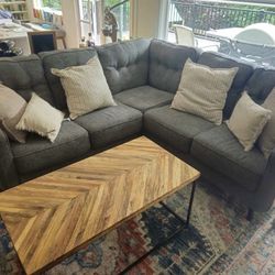 FREE—-Gray, Ashley Sectional Couch/Sofa