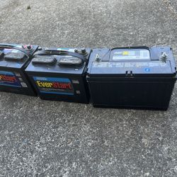 3 Marine Batteries