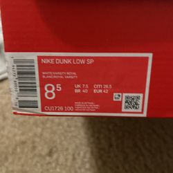 Nike Dunk Low Sp Kentucky 