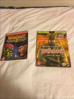 2 vintage collectible video game strategy guides will not separate