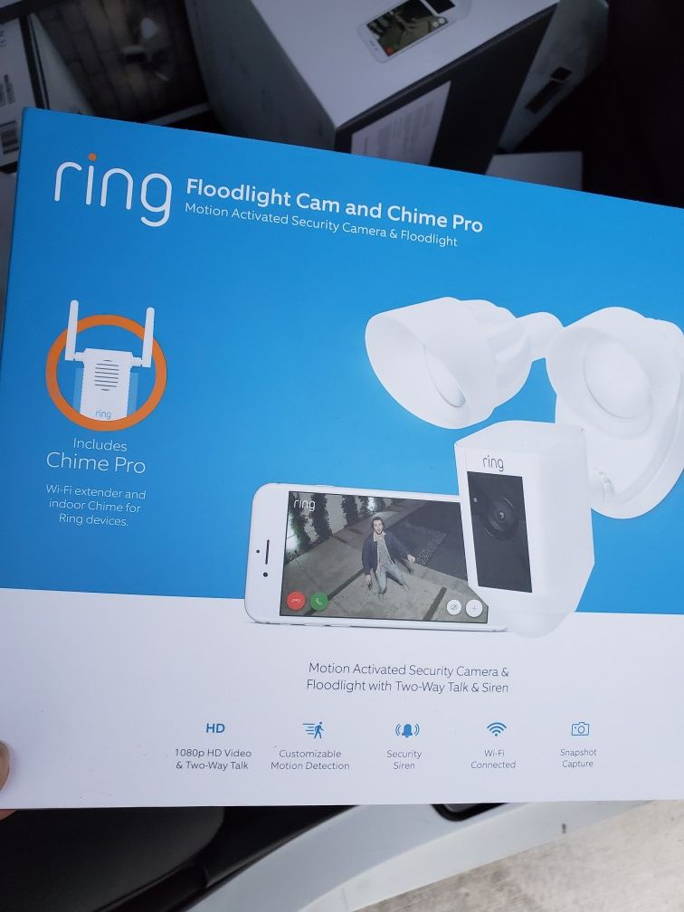 Ring floodlight camera