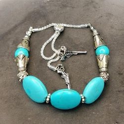 Turquoise And Silver Bracelets 20 Each