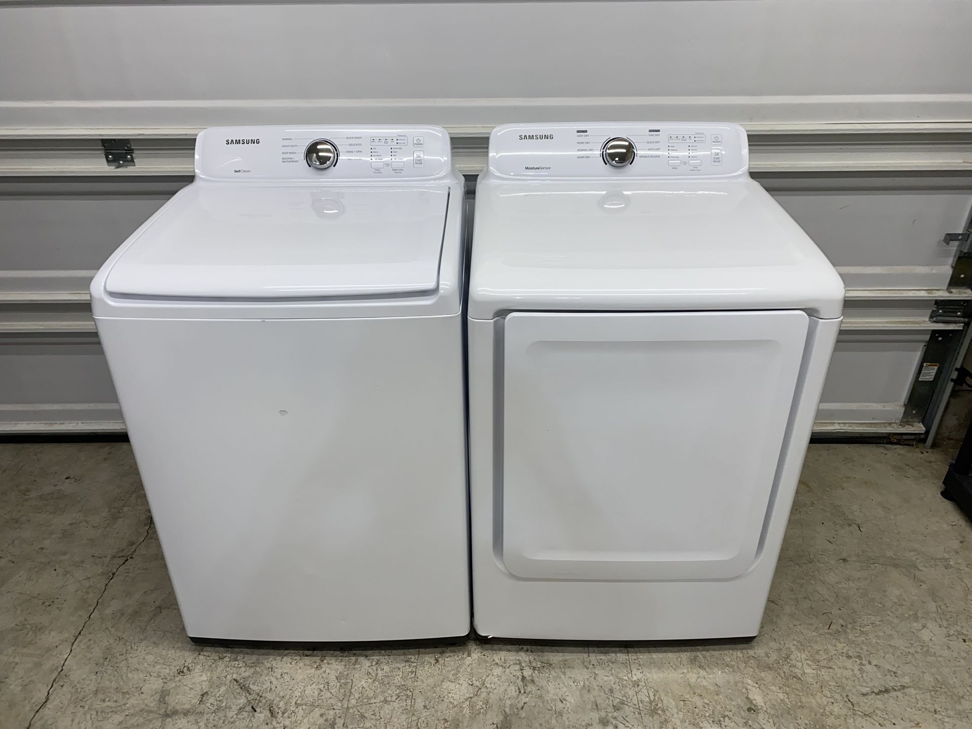Samsung Xl Capacity Washer Dryer Set Electric