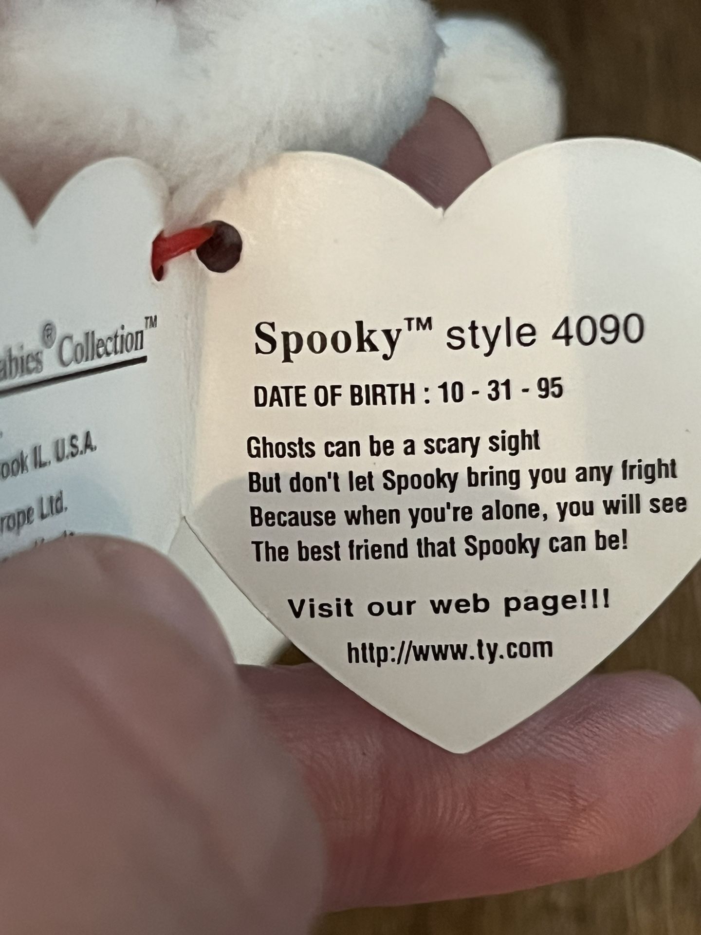 Tush Tag Error Misspelled Beanie Baby Tag Reduced! Rare 1st