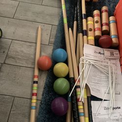 Zen Sports Croquet Set For Adults &kids