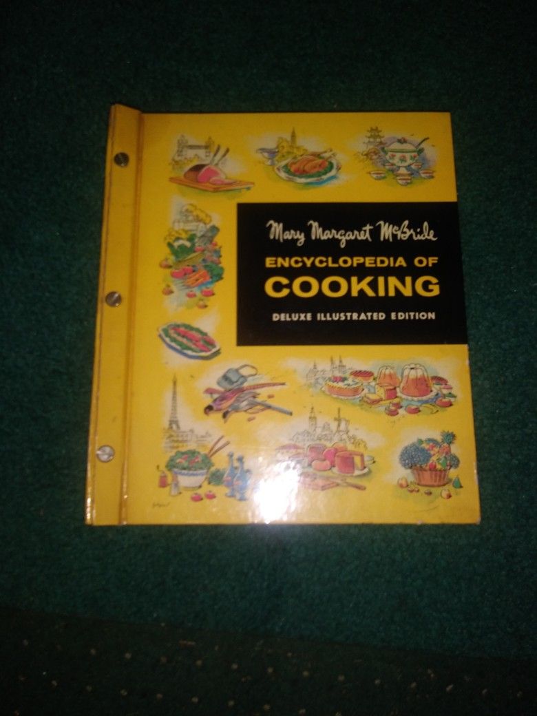 Rare Mary Margaret Mcbride Encyclopedia Cooking Deluxe Illustrated Edition 1959
