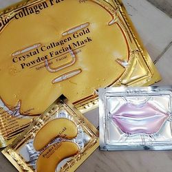 Collagen Face, Under Eye And Lip Masks