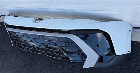 WHITE VOLKSWAGEN TAOS 2025 2026 FRONT BUMPER