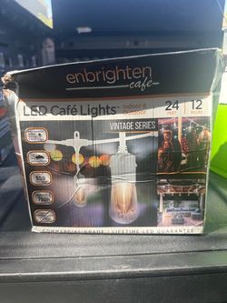 Enbrighten Café LED String Lights 24ft