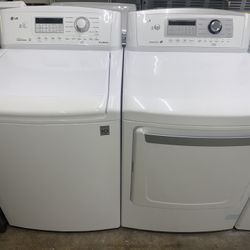 LG Set Washer And Dryer Gas Good Condition We Delivery 
