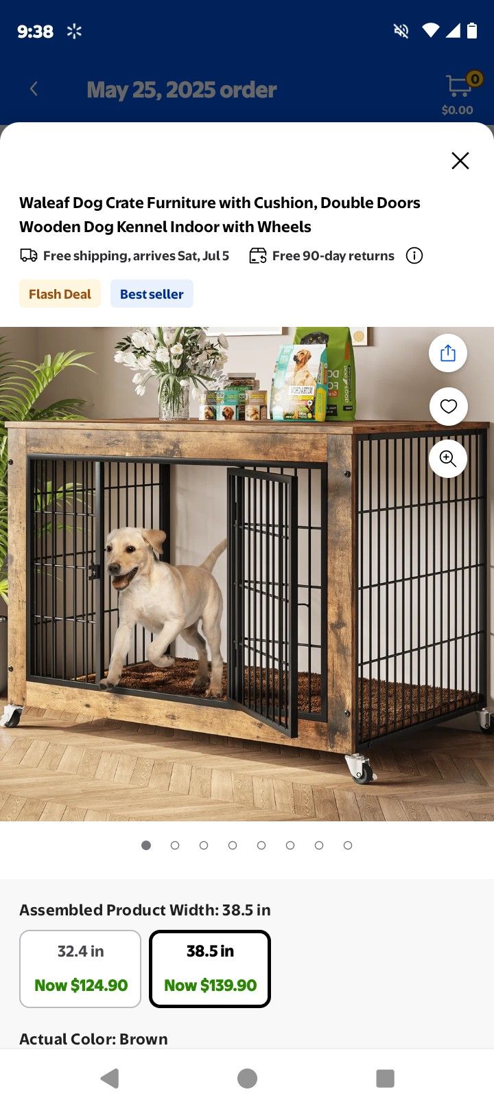 Dog Cage Kennel Large Size Metal Strong