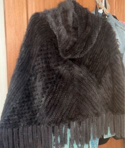 Mink Fur Poncho