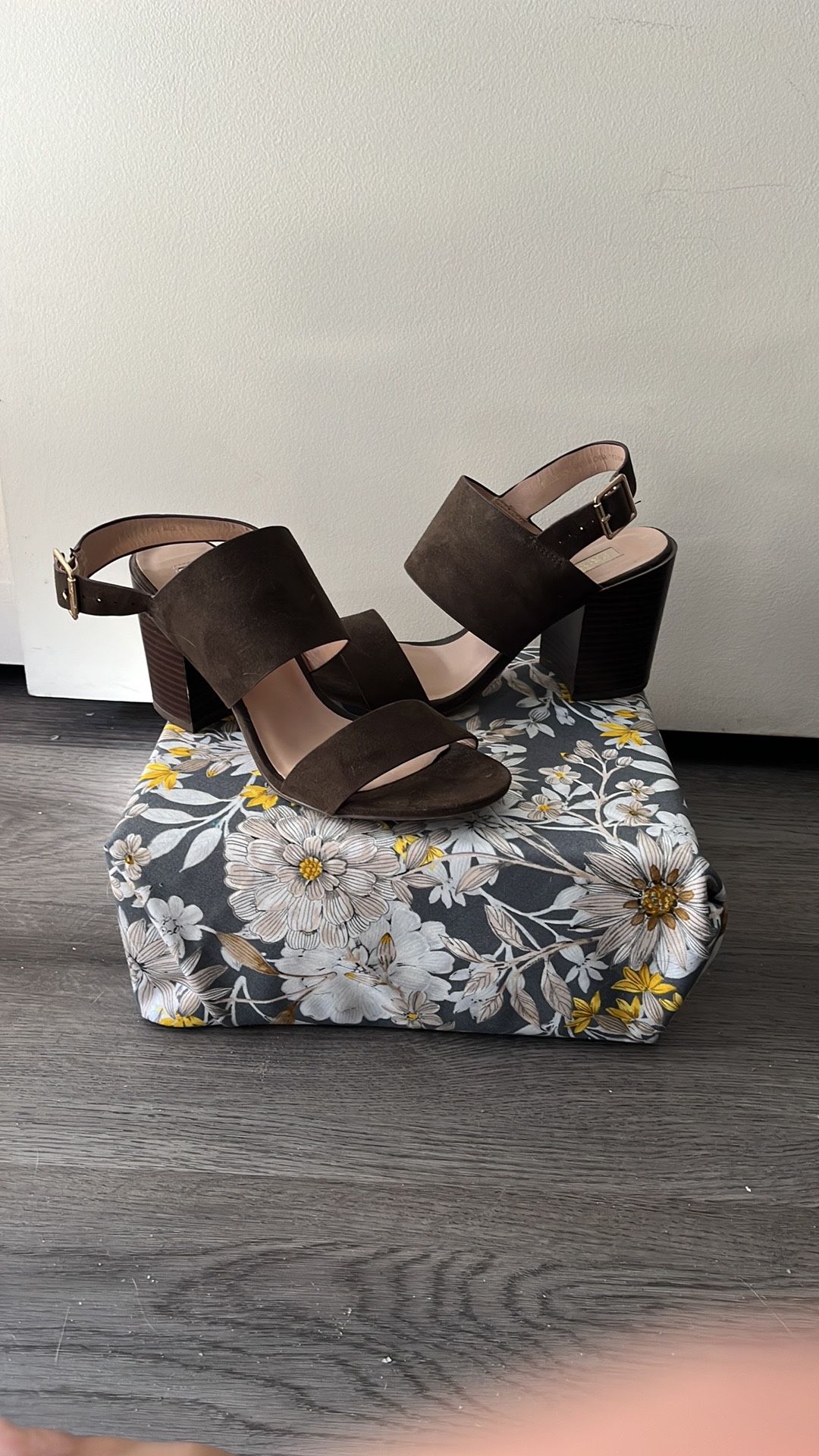 Dark green Sandal Heels