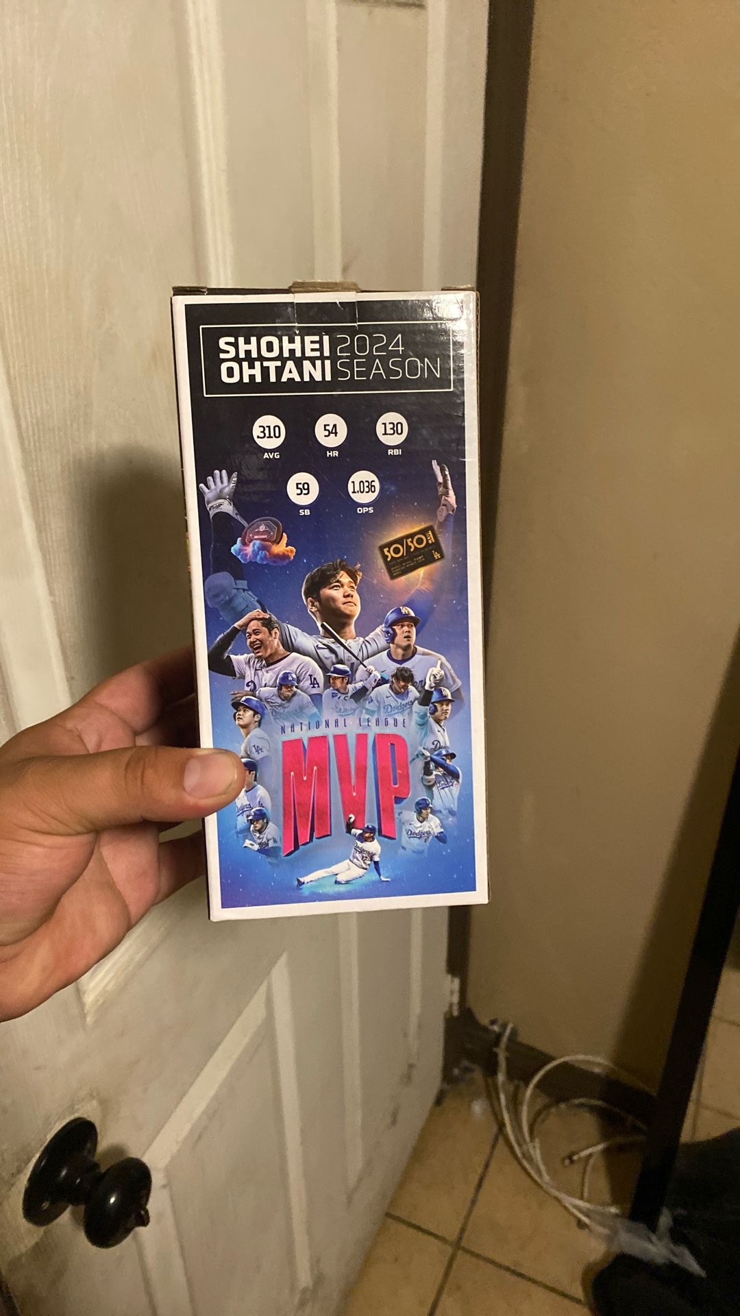 Shohei Ohtani 2024 MVP LA Dodgers Bobblehead SGA 4/2/2025