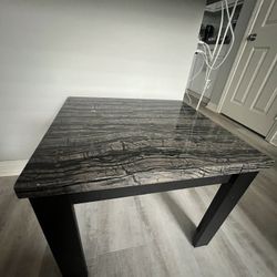 Marble Effect Side Table