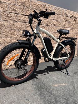 FRONT SUSPENSION/2000/3000 Watt Dual Motor Mountain E-Bike, 38mph, Bluvall V1, Sand Or Black