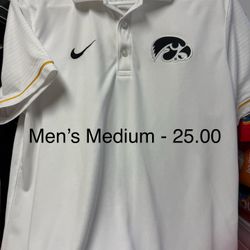 Iowa Hawkeyes Men’s Gold Polos