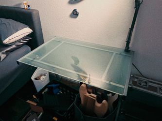 Office Table (Glass Top)