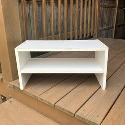 2 Tier Stackable Shoe Shelf - 24” x 11.5” x 12”