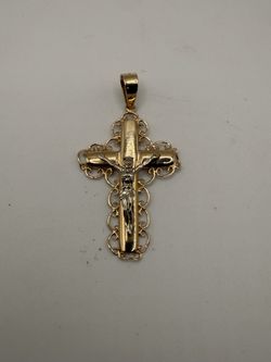 14k Cross Pendant